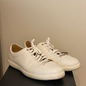 Cole Haan Grand Crosscourt 2 All White Leather Low Top Sneakers C26515 Size 9 M